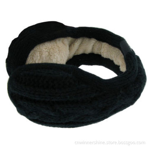 Audio Earmuff with Winter Warm Faux Far Knitted Back Head Wireless, OEM/ODM, 100% Acrylic